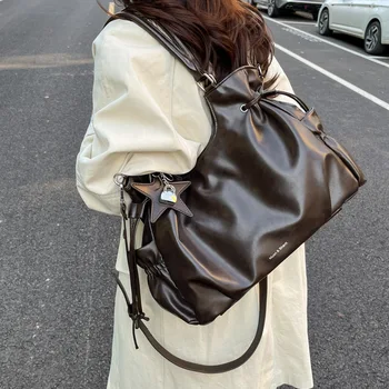 Borsa Tote di Design alla Moda, Nuova Borsa a Tracolla Retrò, Borse Casual di Grande Capacità, Borse da Donna di Lusso Leggero e Alta Gamma