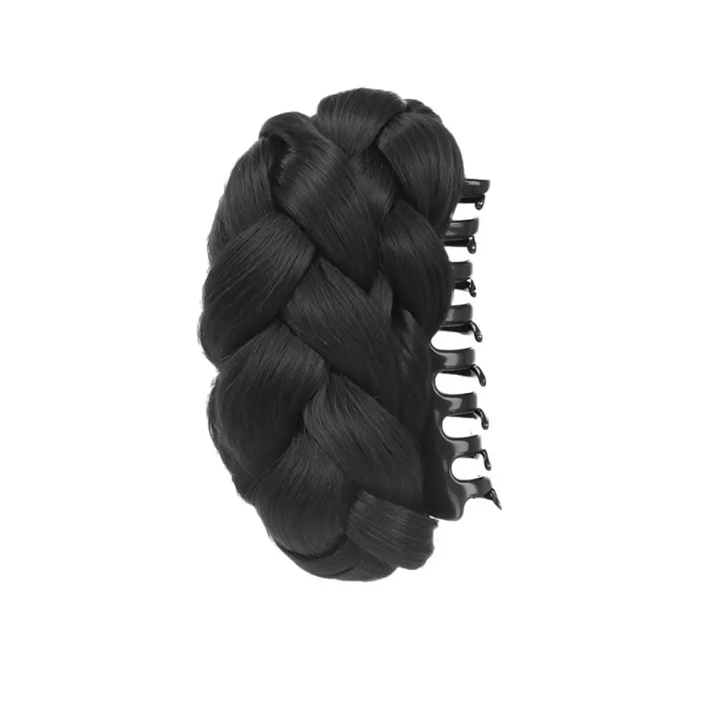 New Fashion Hair Bun Claw Clip Synthetic Bun Head Wig Brown Black Wig Hair Clip Women Girls Hairpiece Hair Accessories