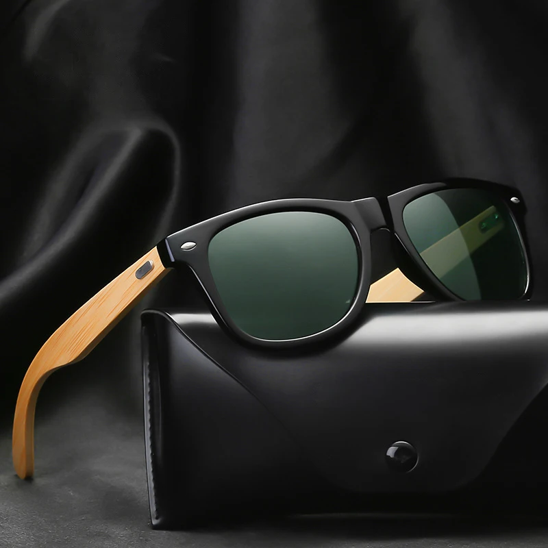 

Retro Wood Sunglasses Men Bamboo Sunglass Women Classic Polarized UV400 Vintage Driving Sun Glasses Fishing Eyewear UV400