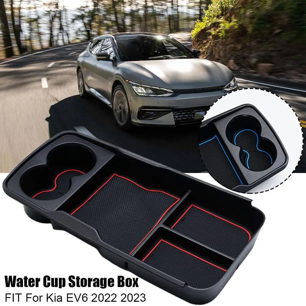 UK RHD] GAFAT Ki-a EV6 GT Line 2021-2024 2025 Centre Console Storage Box, EV6 2023 UK Armrest Organiser Tray Centre Armrest Glove Box, Compatible - View #4