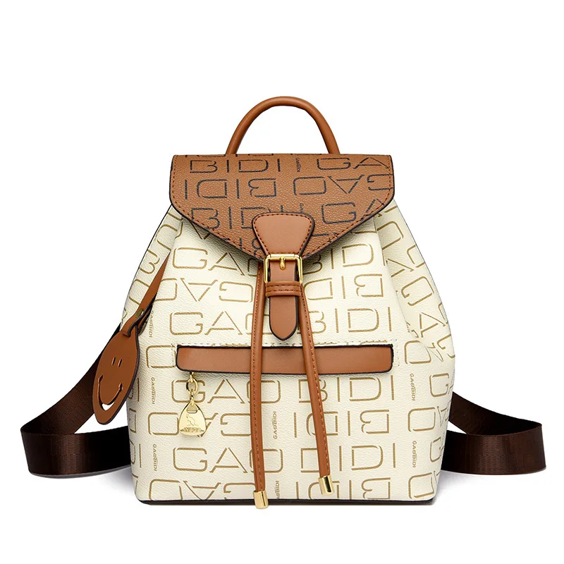 High Quality Cow Leather Women Backpack Fashion Luxury Ladies Travel knapsack Girls Shoulder School Bag Mochila