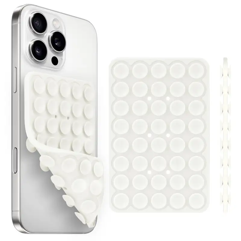 Silicone Suction Cup Phone Holde Multifunctional Fixed Anti-slip Mobile Fixture Double Sided Detachable Phone Rubber Sucker Pad - Image 26