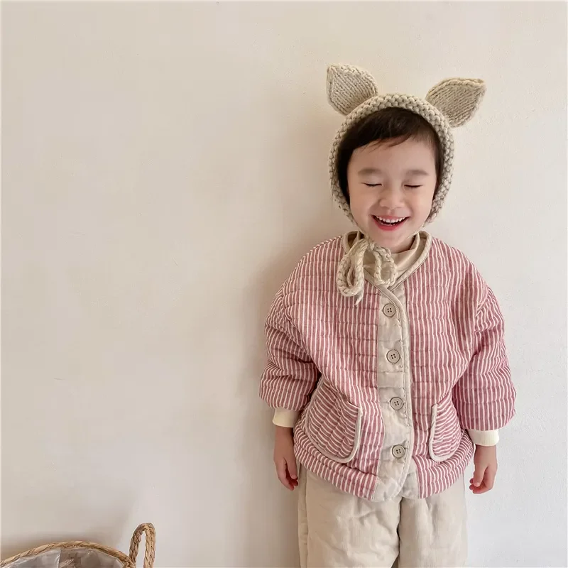 Children Outerwear Coats Autumn Winter Children's Winter Clothing Korean Cotton Padded Coat for Girls Kids Jacket