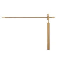 Copper Dowsing Rods Copper Dowsing Rod,Tool Retractable for Divining Water Treasure Buried Items Retractable Dowsing Rod 1