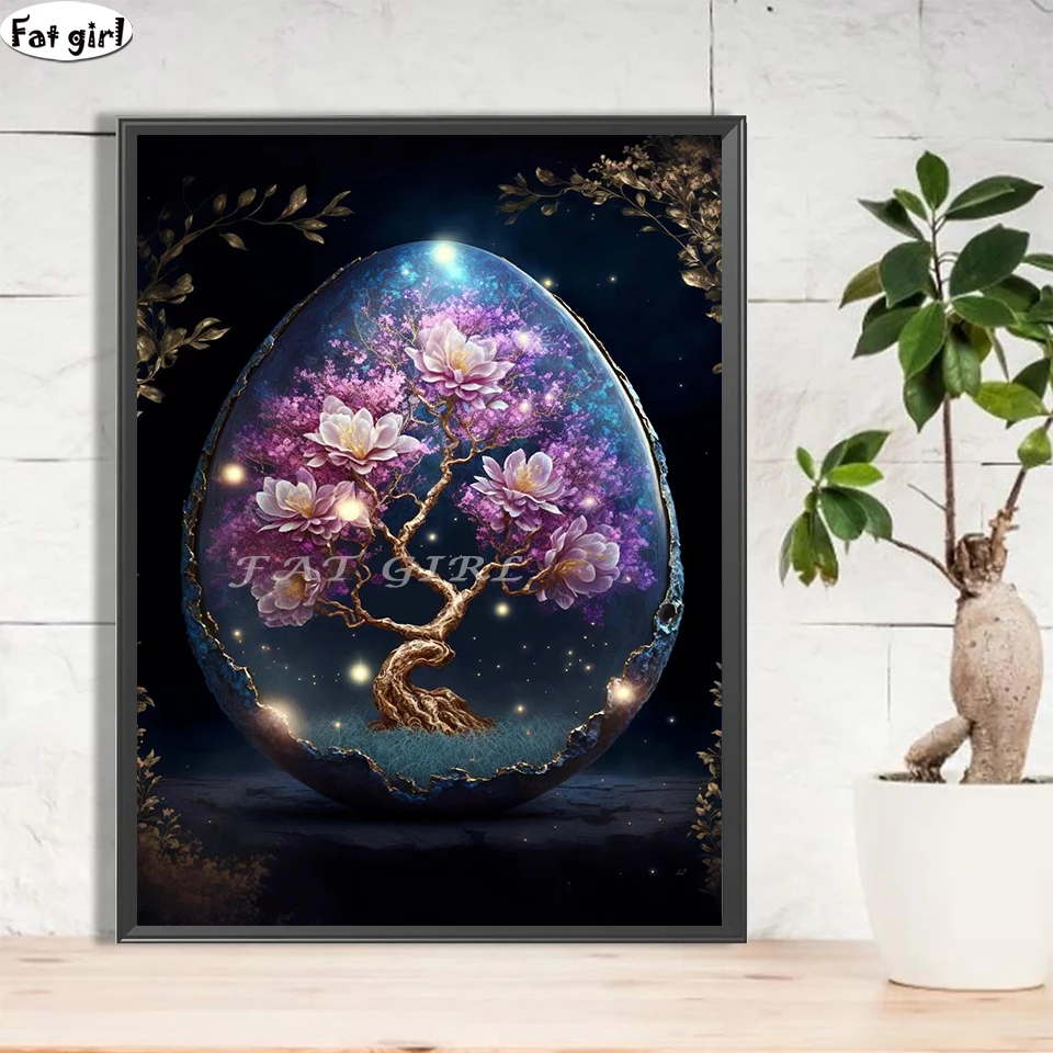 Tree of Life Diamond Art 5D Diamond Painting New Collection Fantasy  Landscape Rhinestones Picture DIY Cross Stitch Home Decor