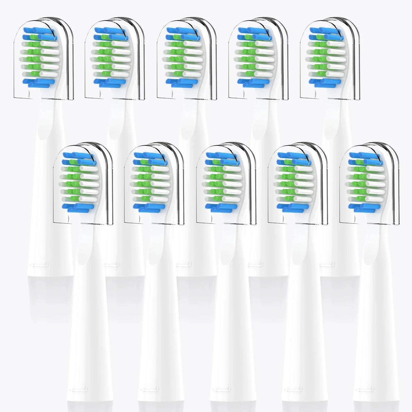 Compatible with Bitvae D2 Electric Toothbrush Replacement Heads, for Bitvae D2 Electric Toothbrush，10pcs 2