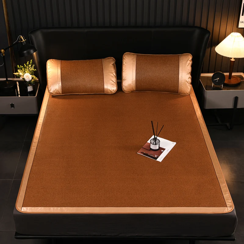 

Double sided ice cold mat Summer rattan mat Double sided ice rattan mat Cooling natural plant fiber bed