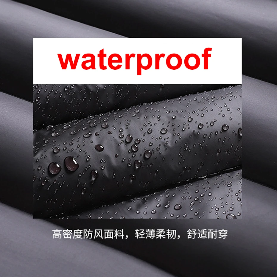 Plus Size 7XL Padded Jacket Men Winter Parkas Waterproof Jacket Fashion Casual Thick Warm Jacket Coat Male Patchwork Parkas