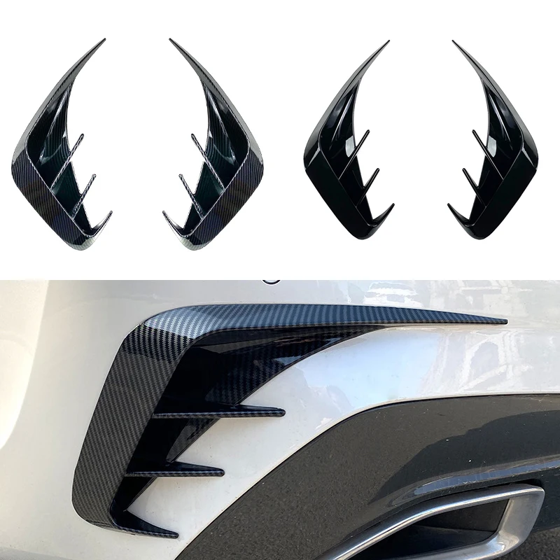 

Gloss Black Car Rear Bumper Splitter Spoilers Diffuser Side Spoiler Canard ABS For BMW G20 G28 M Sport 318i 320i 330i 2019-2022