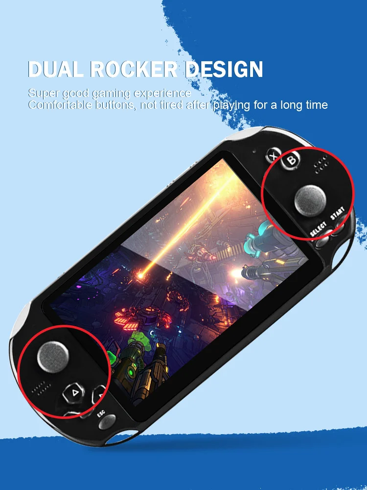X1 / x9 / X12 handheld game console PSP nostalgic GBA / NES handheld game console 5-inch large screen handheld
