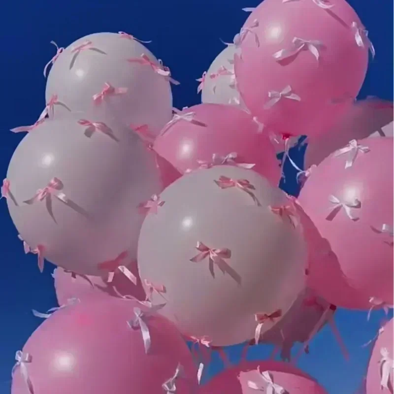 5 stücke Hochzeit Rosa Ins Bogen Ballon Vorschlag Zeremonie 12 Zoll Schwimmenden Ballon Geburtstag Party Szene Anordnung Fotografie Requisiten