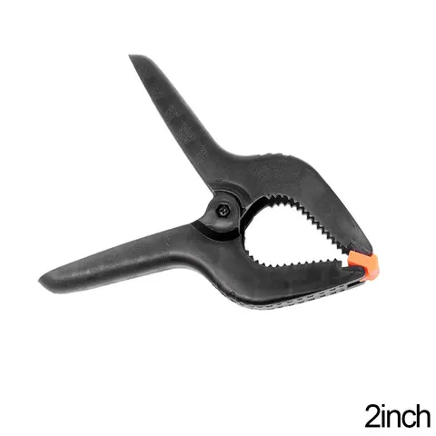 Adjustable Nylon Spring Clamps 2/3/4 Inch Multi-function Strong Fixed Clip for Photography Background Photo Studio Backdrop