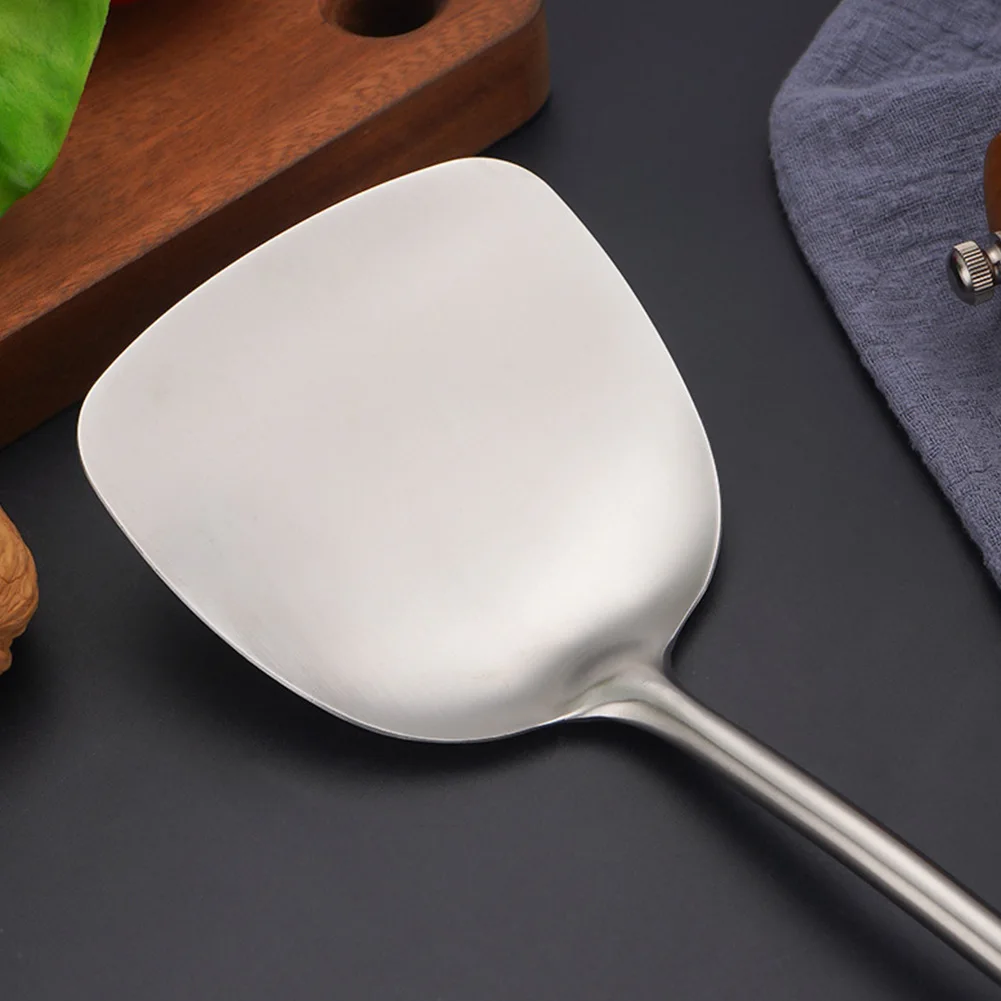 

1pc Stainless Steel Wok Spatula Wood Handle Cooking Shovel Ladle Kitchen Utensils Baking Cooking Tools Kitchenware Cookware