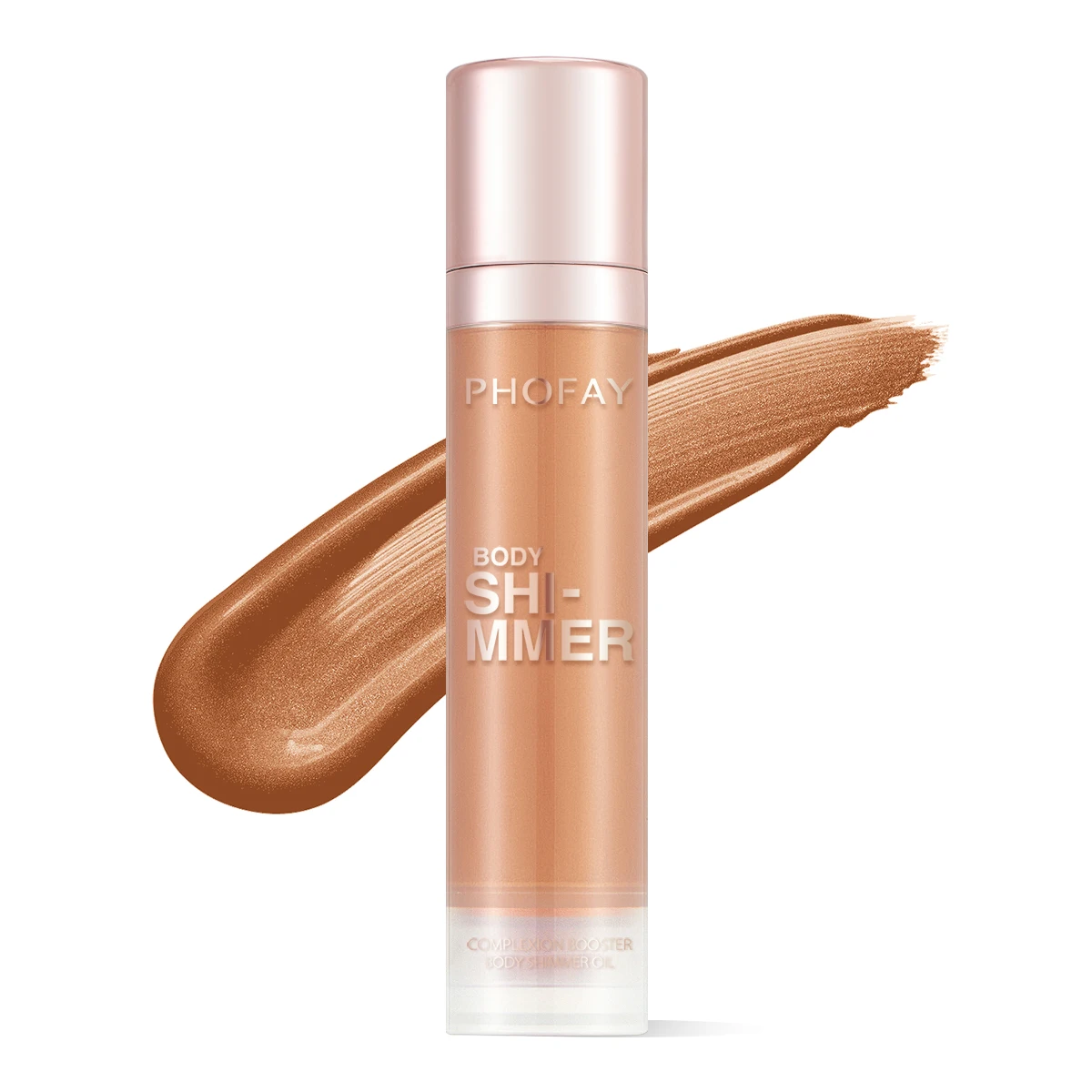 Diamond Liquid Highlight Waterproof High Gloss Glitter Body Oil Bronzer Highlighter Long-lasting Wear Face Contour Illuminator 3