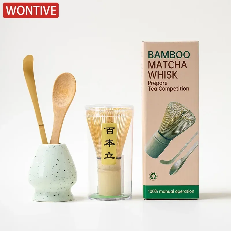 Japanese Matcha Set Tea Spoon Tea Set Indoor Stirring Tools Accessories 4-5PCS/set Kitchen Teaware Sets