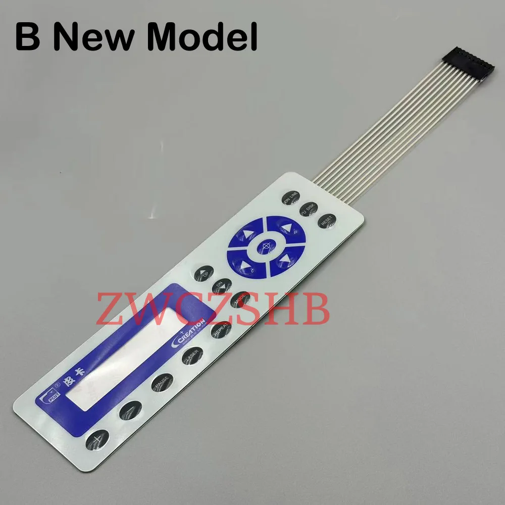 Printing Machine Parts For Pcut Vinyl Cutter Plotter Keyboard Button Panel Film for Pcut CT1200 CT900 CT630 Cutting Control Operation Panel Keypad Mask