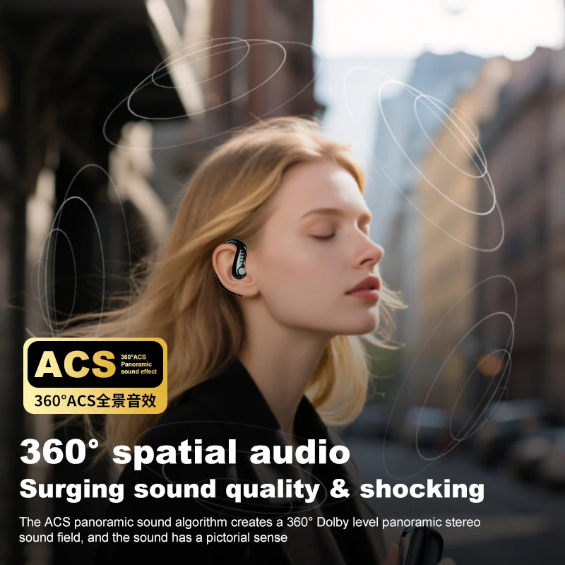 MOGCO LX90 AI translator headphones with 2.4 inch touch screen and 134 language real-time translation