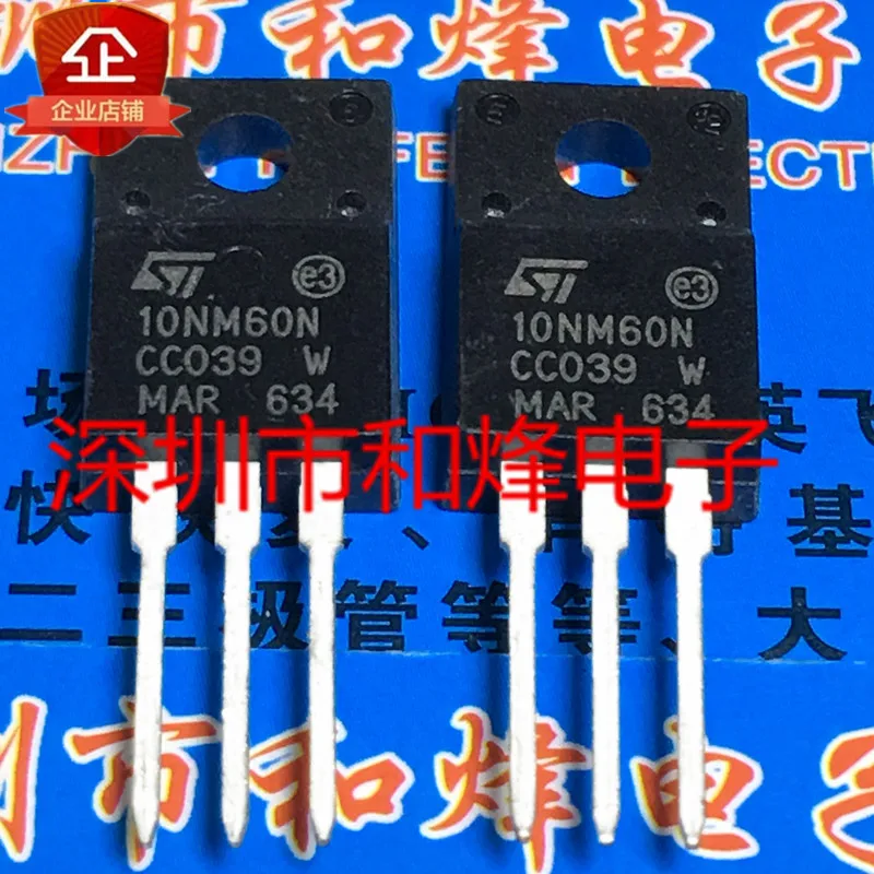 

5 шт. 10NM60N STF10NM60N TO-220F 650V 10A