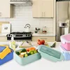 Bento Boxes for Adults - 1400 ML Bento Lunch Box For Kids Childrens With Spoon & Fork - Durable Perfect Size for On-the-Go Meal 4