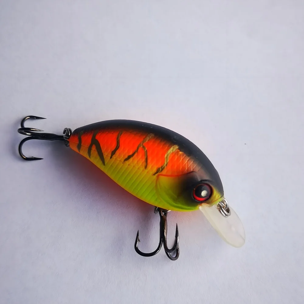 Bass legend Angeln Forelle lockt Square Bill Kurbel köder Flach tauchen Laufen Kurbel köder Wobbler Black Bass 36mm 4,5g 36f – Detail 4