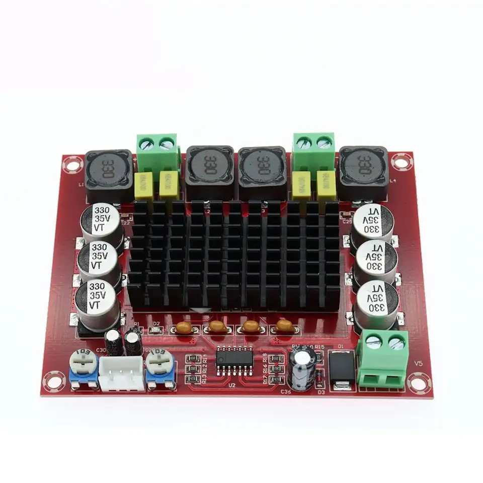 Original Chip TPA3116 D2 XH-M543 12V 24V 120W*2 Dual Channel Digital Power Audio Amplifier Board 120W X2 TPA3116D2 image 2