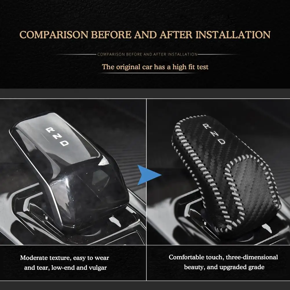칼라 가죽 자동차 기어 레버 커버, Geely Coolray Sx11 2022 2023 2024 시프트 노브 보호대 패드 장식, 자동 수정, 1 개