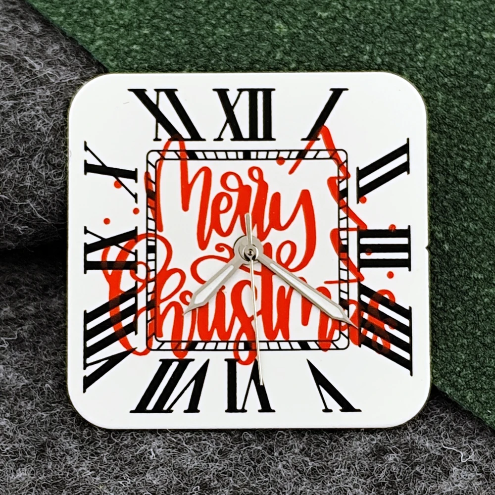 Square Dial 'Time is Money' Customized Watch Face for Premium Watch Accessories