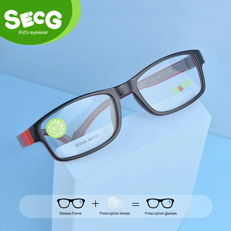 SECG Prescription Children's Glasses Optical Lenses with Recipe Boys and Girls Customized Lenses For Children Glasses for Vision
