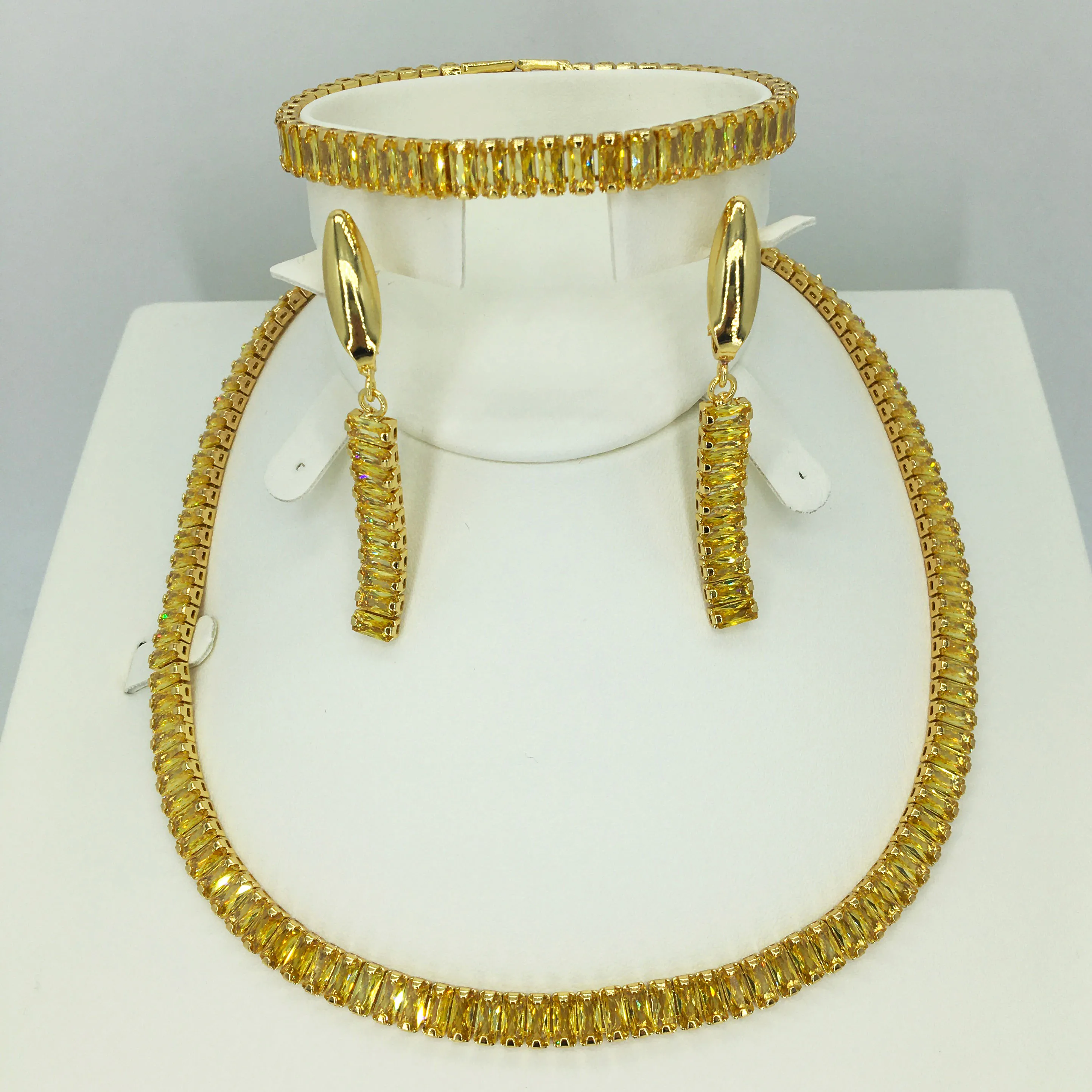 

HOT Fashion jewelry set Nigeria Dubai gold-color African bead jewelry wedding jewelry set african beads jewelry sets