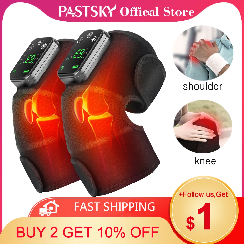 EletricHeatingKneeMassageInstrumentVibratorKneePadJoint
