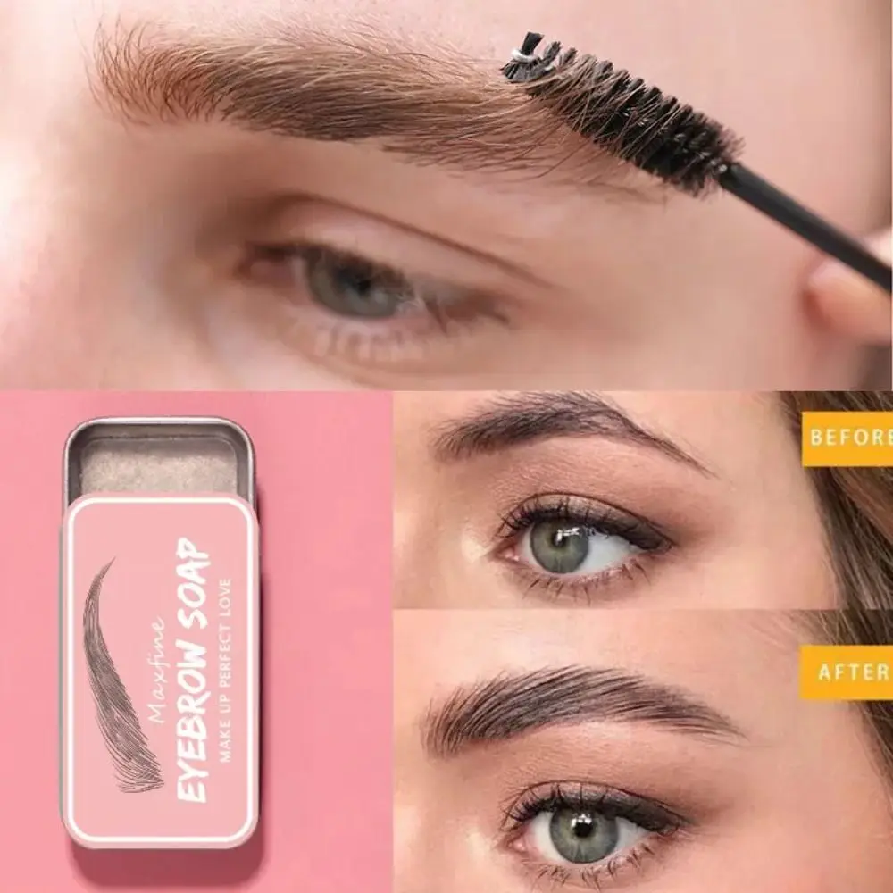 

3D Transparent Eyebrow Styling Cream Natural Eyebrow Sculpt Soap Eyebrow Soap Kit Waterproof Quick-drying Eyebrow Styling Gel