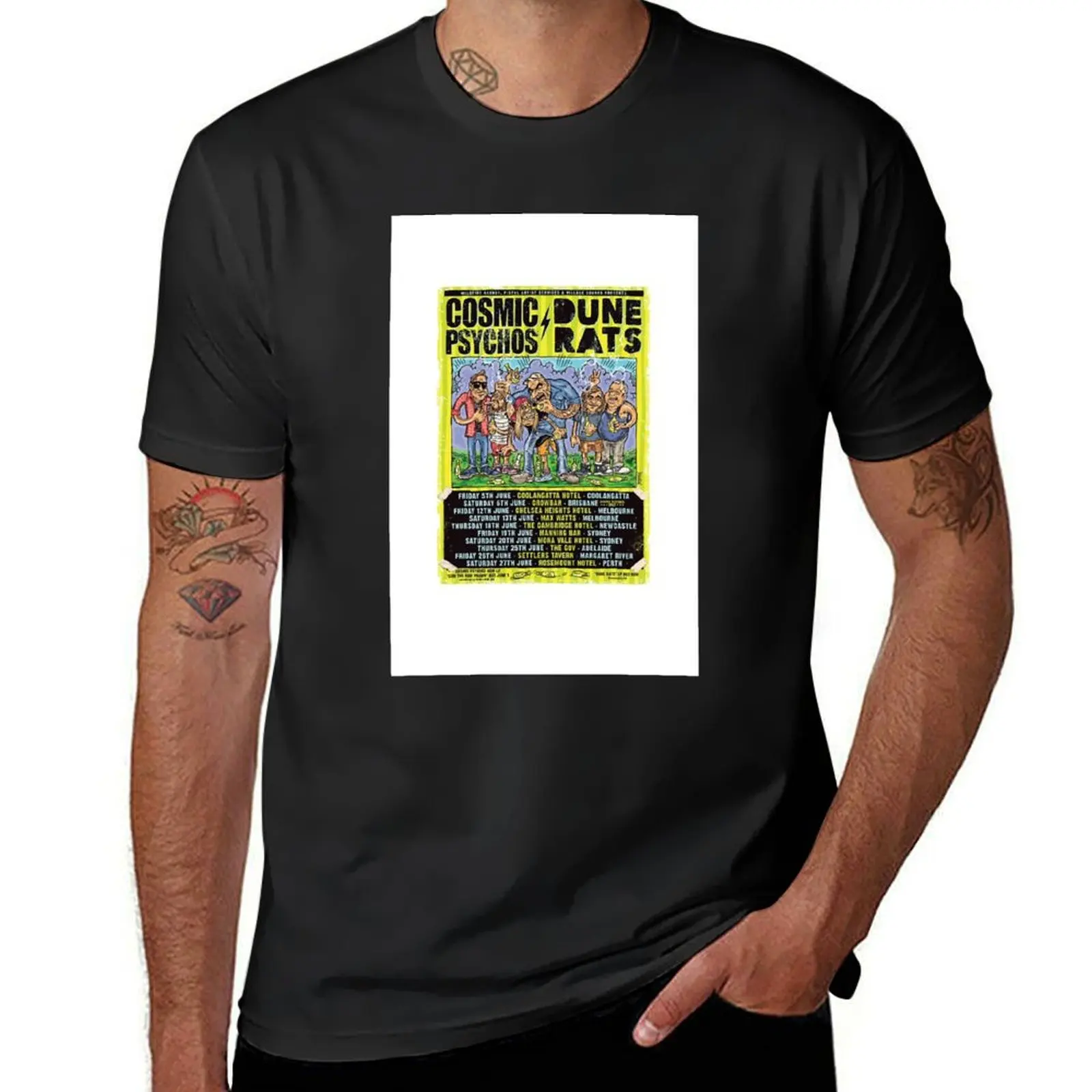 Cosmic Psychos and Dune Rats T-Shirt for a boy oversizeds oversized t shirts for men