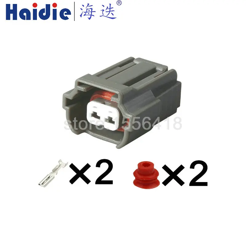 

1-100 sets 2 Pin DL 090 Waterproof Wire Connector Fuel Injector Car 2.2 MM Female Plug 6195-0043
