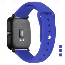 Enhanced Silicone Sport Strap - Versatile Watchband Bracelet, 20mm/22mm for 22mm watch strap (Royal blue-23)
