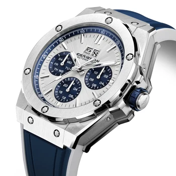 2025 Orologi meccanici da uomo per uomo Orologi da polso automatici analogici sportivi con cinturino in silicone Reloj impermeabile in acciaio inossidabile