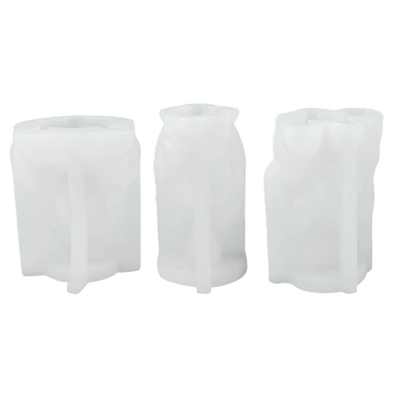 

3D форма для свечей из смолы, форма для медведя и девушки в виде животных, форма для выпечки помадки, форма для выпечки из сам,