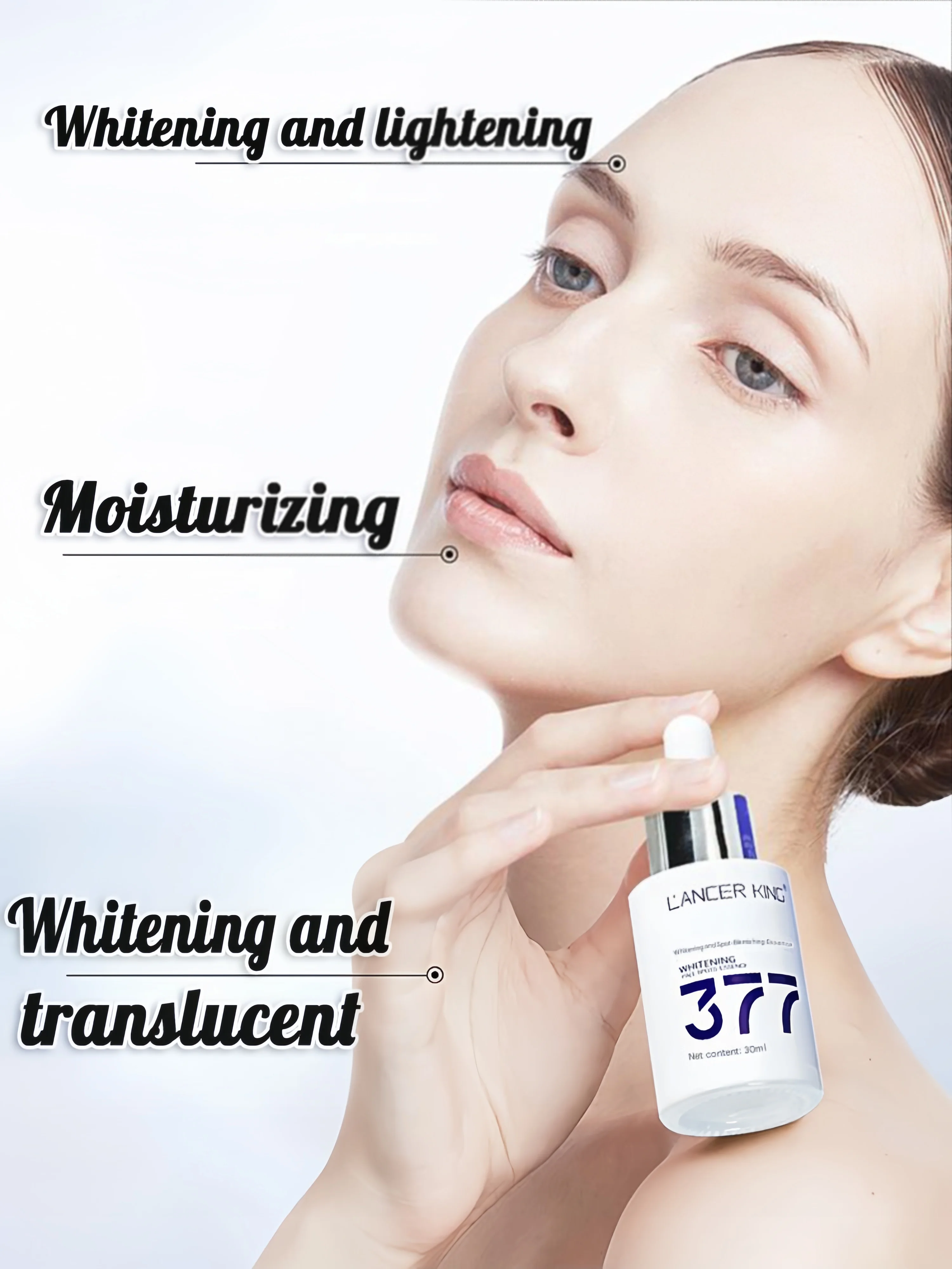 Whitening and Freckle Removing Aqua Essence To Improve Dark, Yellow and Rough Skin, Moisturize and Brighten Skin Tone 5
