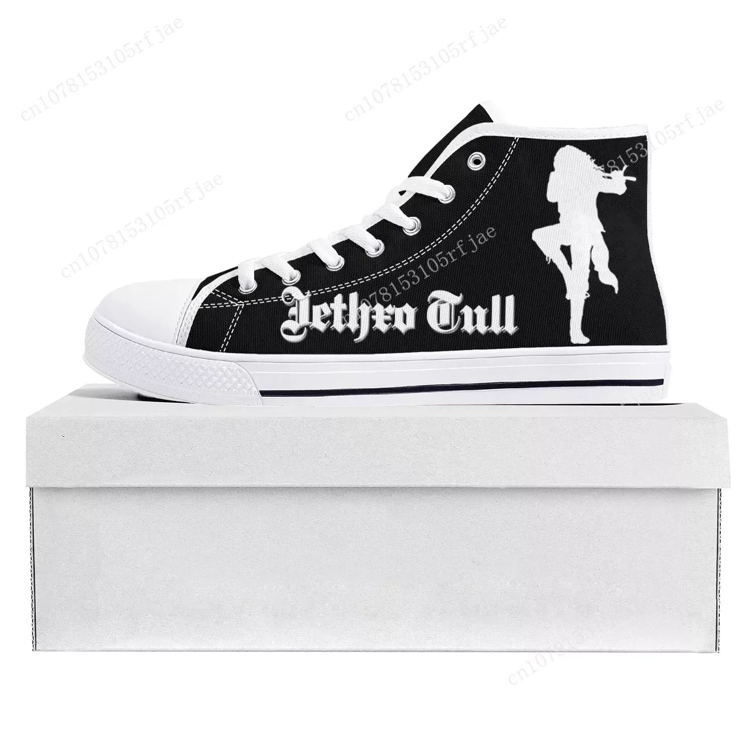 Jethro Tull Folk Rock Band High Top High Quality Sneakers Mens Womens Teenager Canvas Sneaker Casual Couple Shoes Custom Shoe