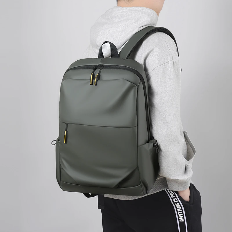 

Новинка 2023, модные водонепроницаемые сумки для ноутбука для мальчиков с двумя ремешками, мужской деловой рюкзак, школьные сумки, многофункциональные сумки для студентов