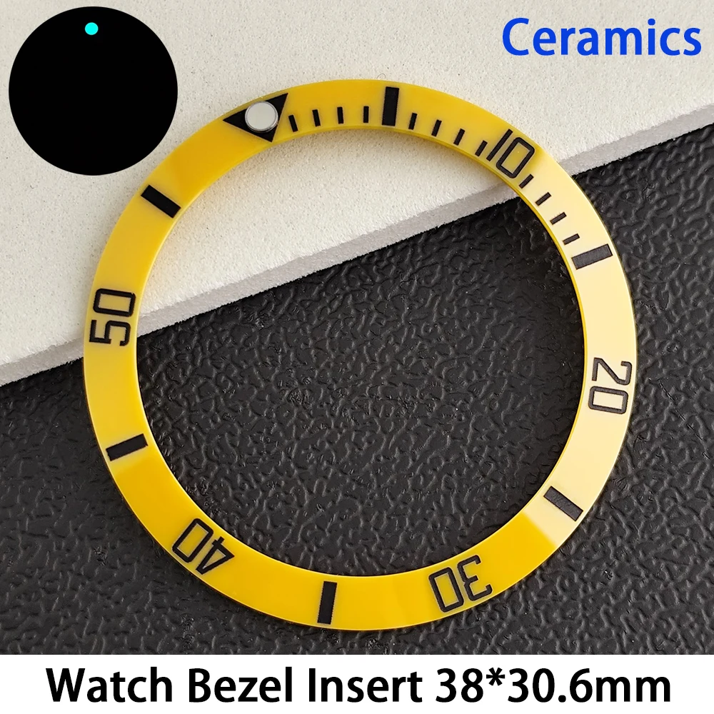 Premium 38mm Sloping Aluminum-Ceramic Bezel Insert