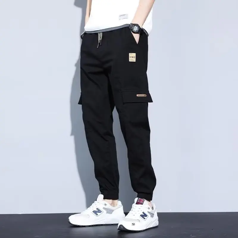 Casual Pants Men Spring Fall Trend Long Pants Nine-point
