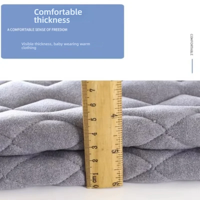 Children's Warm Pants Boys Girls Autumn Winter Soft Three-Layer Trousers New School Uniform Cotton Legging 1-14 Years Old