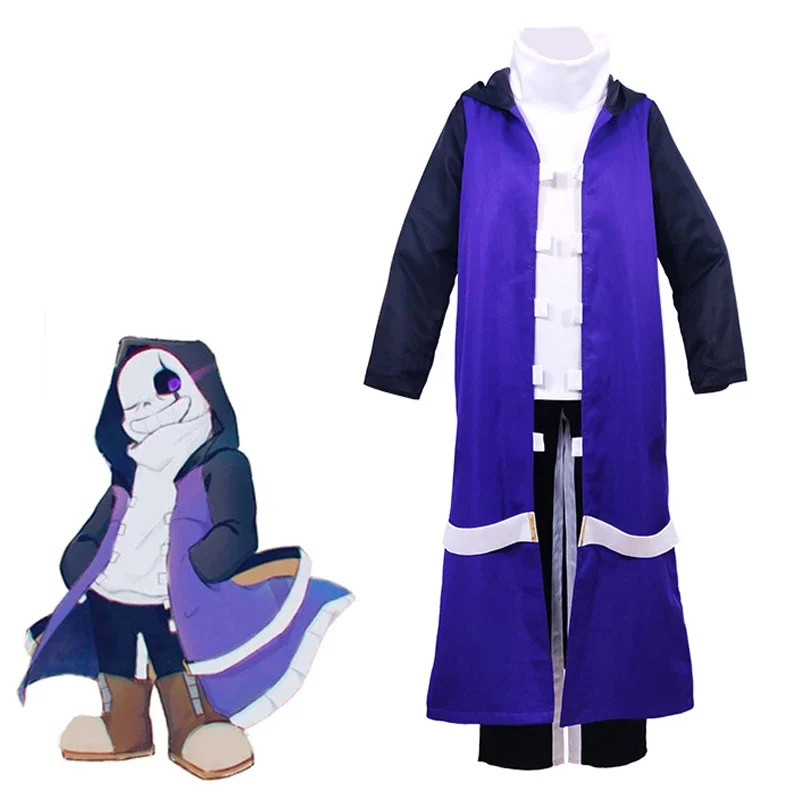 

Animal Undertale Cosplay With No Suit Epic Hoode Trench Coat Top Men Uniform Accessories Halloween Woman Suit Adult Man