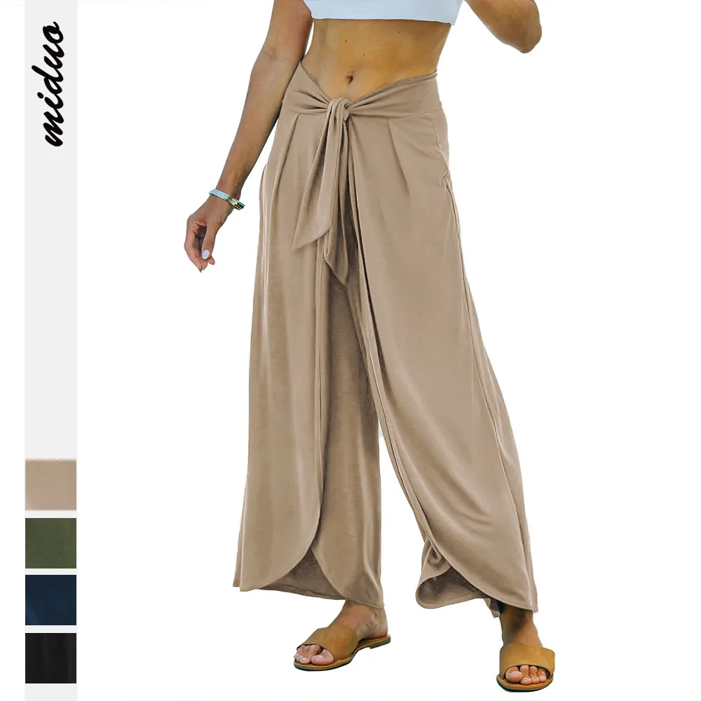 2024 New Casual Pants for Women Draped Wide Leg Pants with Loose Straps French Style Commuting Style  Joggers Harem Pants Women