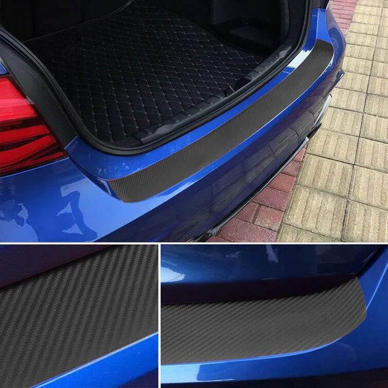 Universal Car Auto Trunk Door Guard Strip Sill Plate Protector Rear Bumper  Guard Rubber Mouldings Pad Trim Cover Strip 104*8.5cm - AliExpress