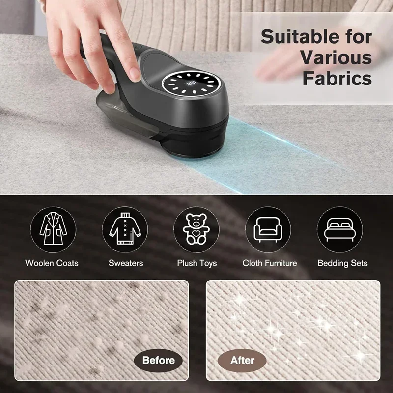 Xiaomi Youpin Lint Remover Rechargable Cloth Fabric Shaver Fluff Pellet Remove Machine For Clothes Sweater Household Appliances 4