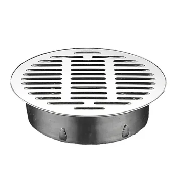 ท่อระบายน้ำที่พื้นระเบียงกลางแจ้งป้องกันการระบายน้ำที่ครอบหลังคากระโปรยปรายที่ครอบท่อระบายน้ำบนดาดฟ้าสแตนเลสขนาด50-200มม. 12