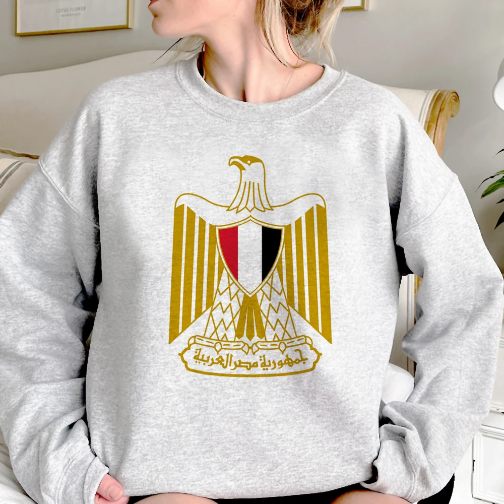 

Egypt hoodies women gothic japanese sweat y2k Winter tracksuit clothing female long sleeve top sweater