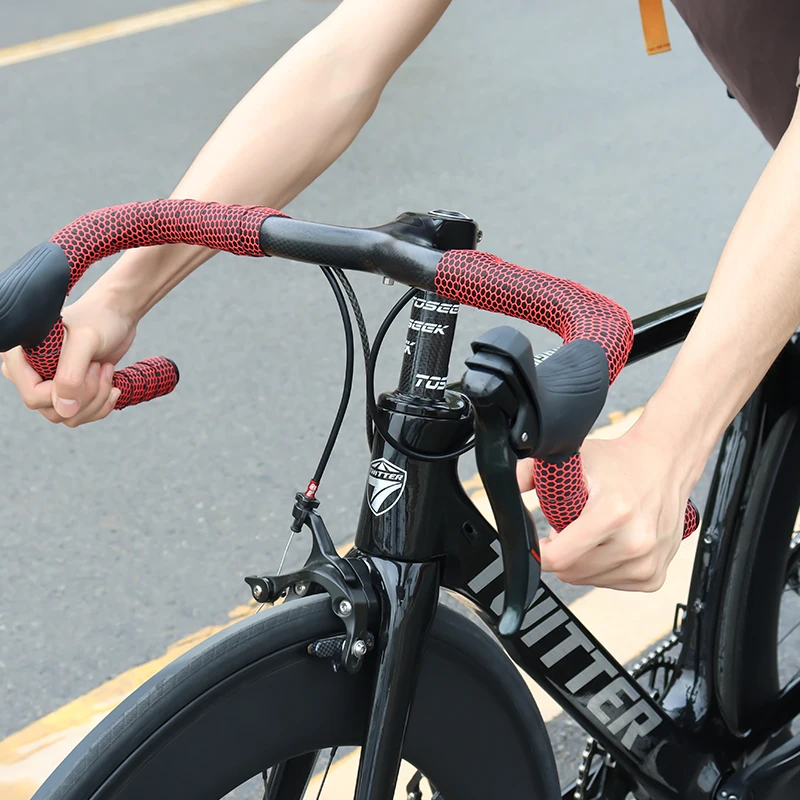 MUQZI Road Bike Handlebar Tape Bicycle Handle Bar Grip Tape With Handlebar End Plugs
