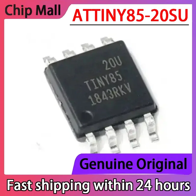 

5PCS ATTINY85-20SU TINY85 SMT SOIC-8 Microcontroller Original Single Chip Microcomputer